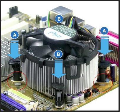 image of intel heat sink removal
