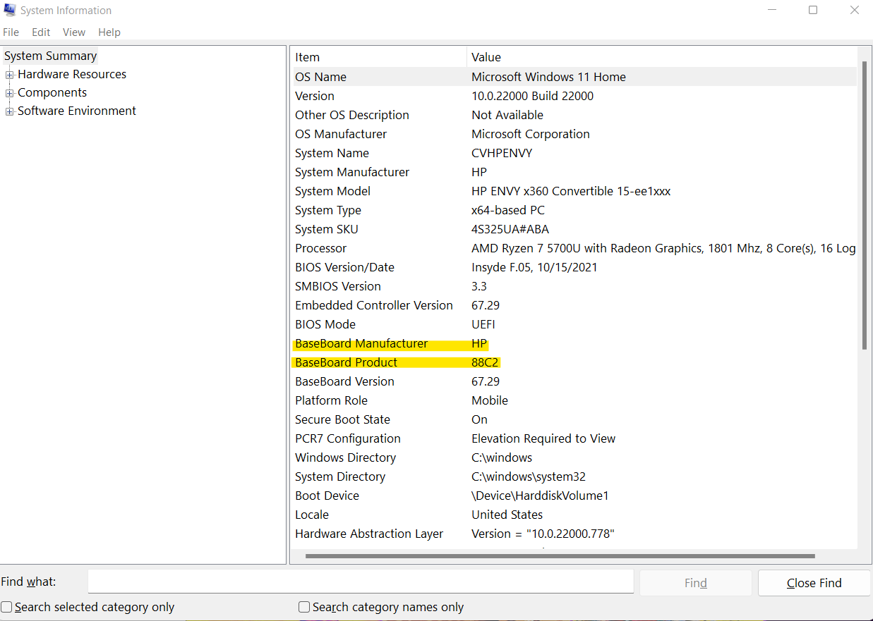 view of baseboard manufacture and baseboard product from system information application